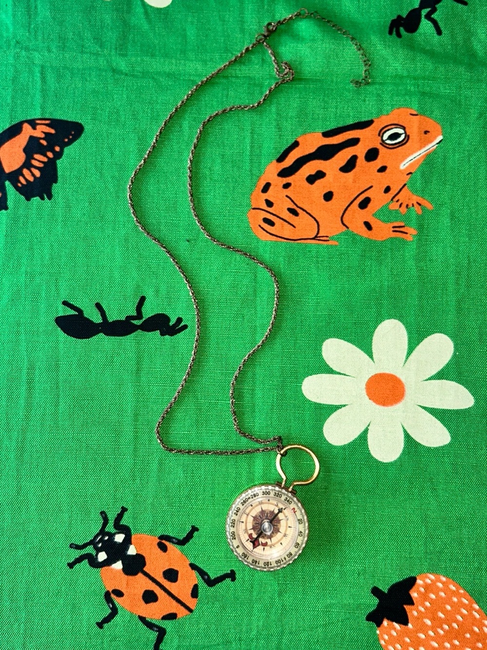 Modcloth Compass Necklace